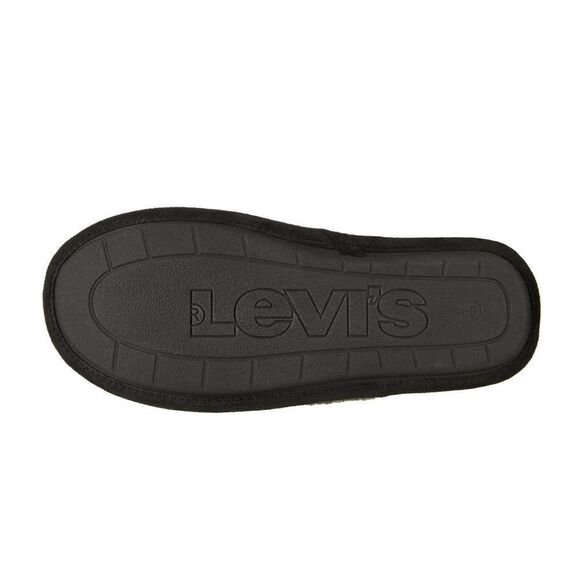 Levi's Men MEDIUM (8-9) Memory Black/Charcoal Foam Slippers - Picture 9 of 12